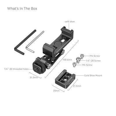 SmallRig 4301 Suport Telefon pentru Stabilizatoare DJI