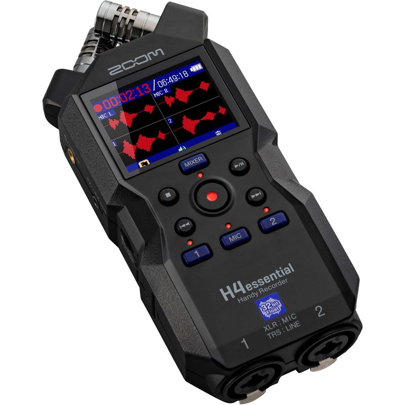 Zoom-H4essential-Recorder-Audio-Portabil-4-Canale-32-Bit-Float-XLR
