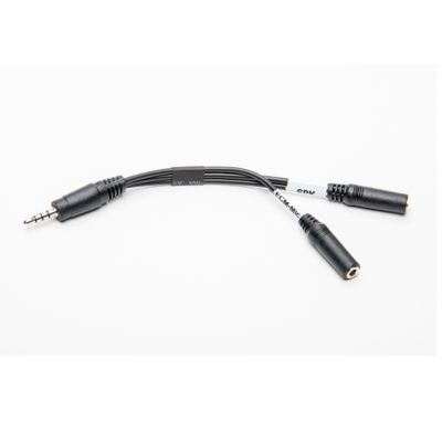 Azden HX-Mi Cablu Adaptor Dual TRS 3.5mm la TRRS