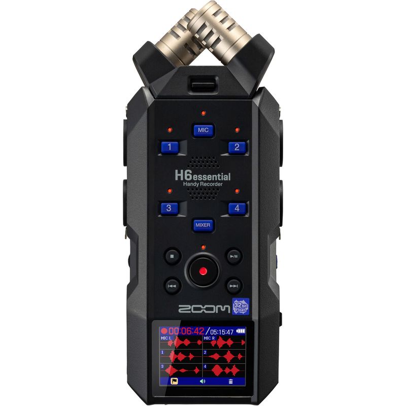 Zoom-H6essential-Recorder-Audio-Portabil-6-Canale-32-Bit-Float-XLR