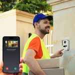 TellurVideointerfonSmartWiFi1080PFunctieDeschidereSoneriedeinteriorGri