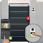 TellurVideointerfonSmartWiFi1080PFunctieDeschidereSoneriedeinteriorGri