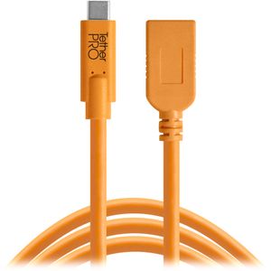 TetherPro Extensie Cablu USB-C la USB 4.6m Orange