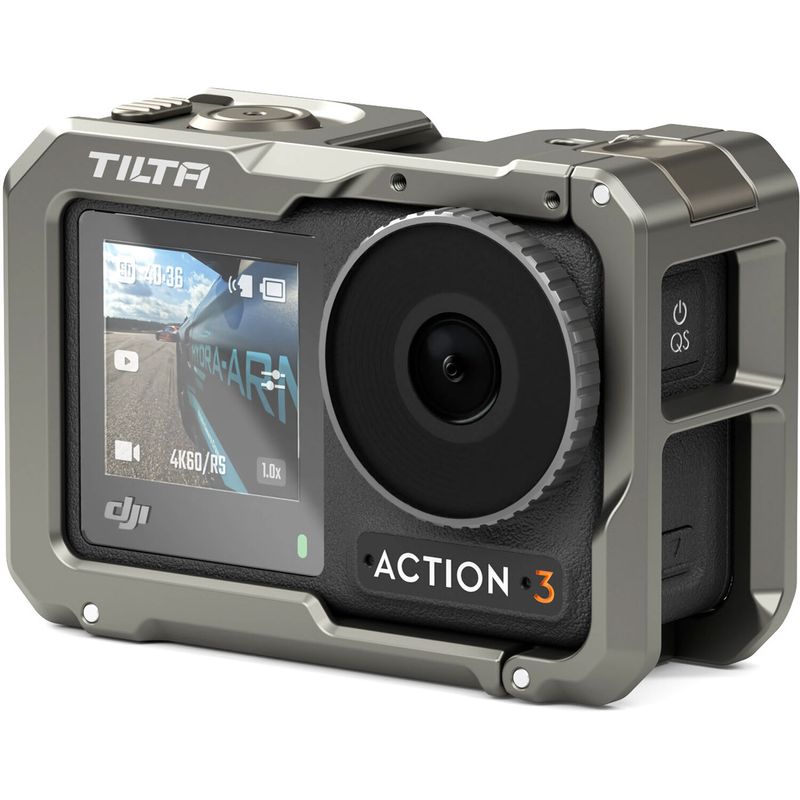 Tilta-Kit-Basic-Camera-Cage-pentru-DJI-Osmo-Action-3-Titanium-Gray
