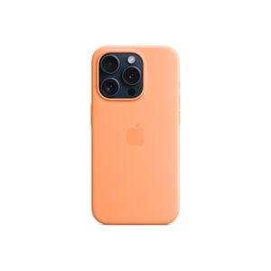 Apple Husa din Silicon cu MagSafe pentru iPhone 15 Pro Orange Sorbet