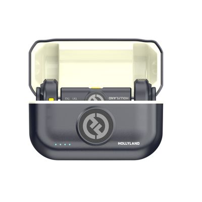 Hollyland Lark M2 Lightning Camera Duo Sistem Wireless Compact Shine Charcoal