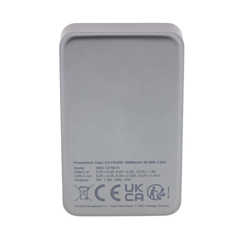 Patona-Premium-Powerbank-Clear-3.0-Baterie-Externa-PD20W-10.000mAh