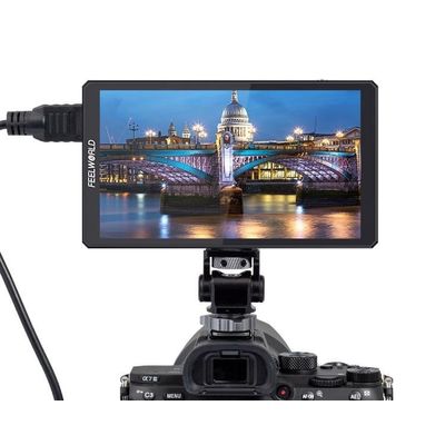 Monitor FeelWorld CUT6, 6", 4K, HDMI, Touchscreen, Recorder/Monitor
