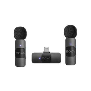 Boya BY-V2 Microfon Lavaliera Dual Fara Fir Omnidirectional iOS Lightning