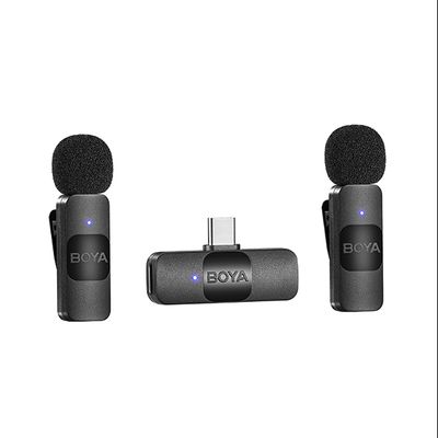 Boya BY-V20 Microfon Lavaliera Dubla Fara Fir Omnidirectional USB-C