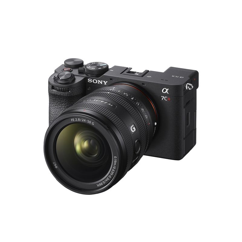 2.-SEL2450G-on-A7CR-Product-Shot-Side-View
