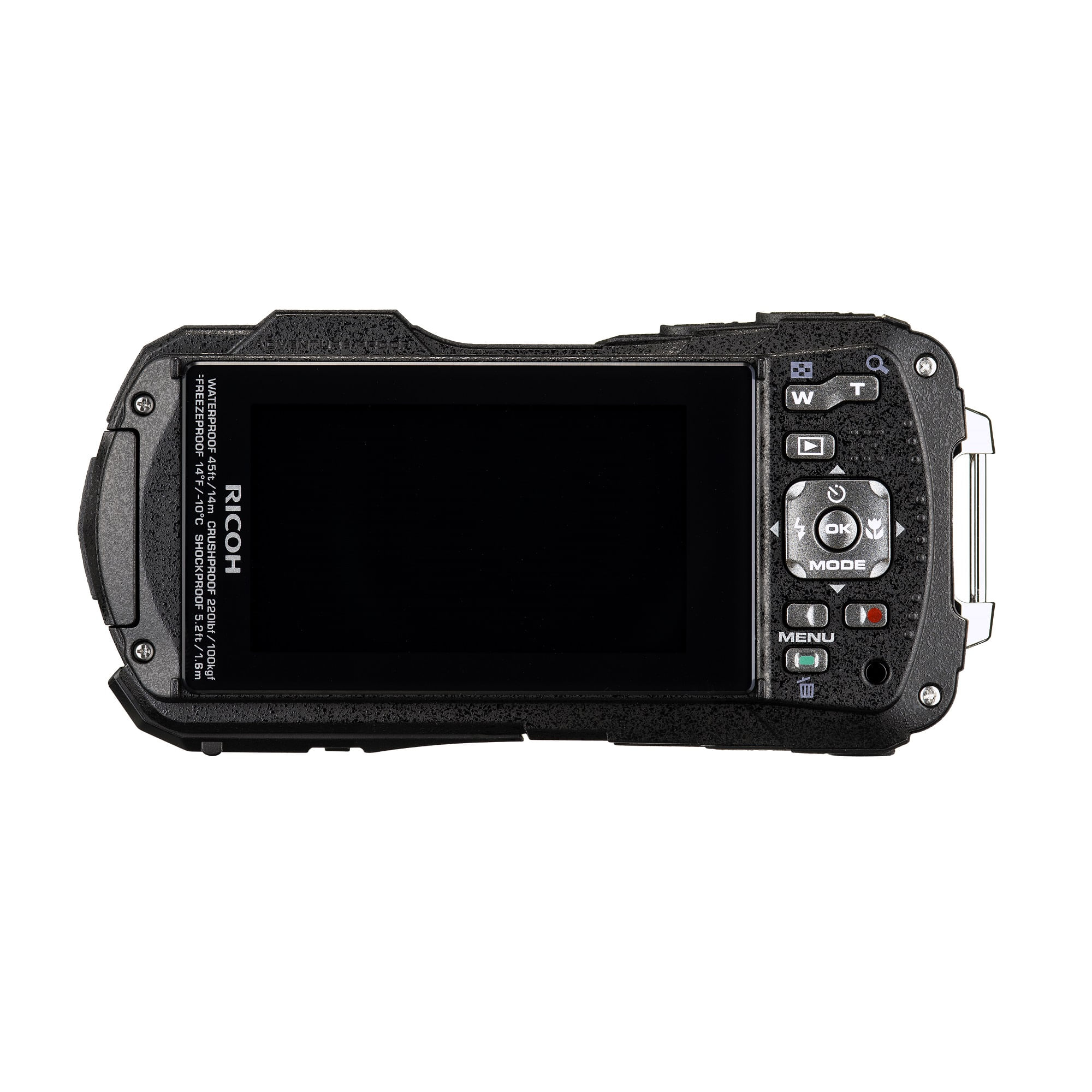 RICOH WG-80 ブラック 防水カメラ D-004 Ricoh WG-80 Aparat Foto Compact Subacvatic 16MP Negru-F64.ro - F64.ro