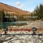 GVMGT120WDWirelessProfessionalVideoSliderMotorizatdinFibradeCarbon121cm