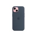 Apple Husa din Silicon cu MagSafe pentru iPhone 15 Storm Blue
