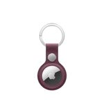 AppleAirTagFineWovenKeyRingBrelocMulberry