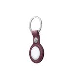 AppleAirTagFineWovenKeyRingBrelocMulberry