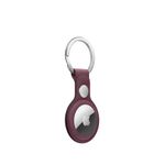 AppleAirTagFineWovenKeyRingBrelocMulberry