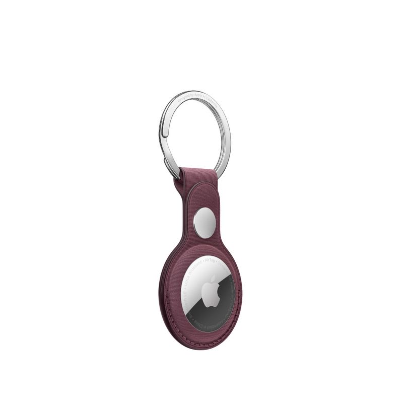 Apple-AirTag-FineWoven-Key-Ring-Breloc-Mulberry-3