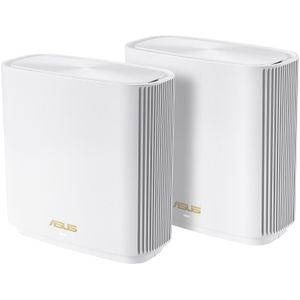 Asus XT9 (W-2-PK) Sistem Wi-Fi Mesh ZenWiFi AX7800 Tri-Band Acoperire 530m² Alb