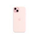 Apple Husa din Silicon cu MagSafe pentru iPhone 15 Plus Light Pink