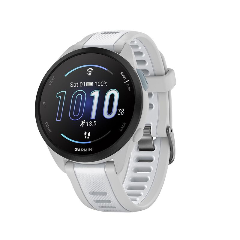 Garmin-Forerunner-165-GPS-Smartwatch-Alb-Gri