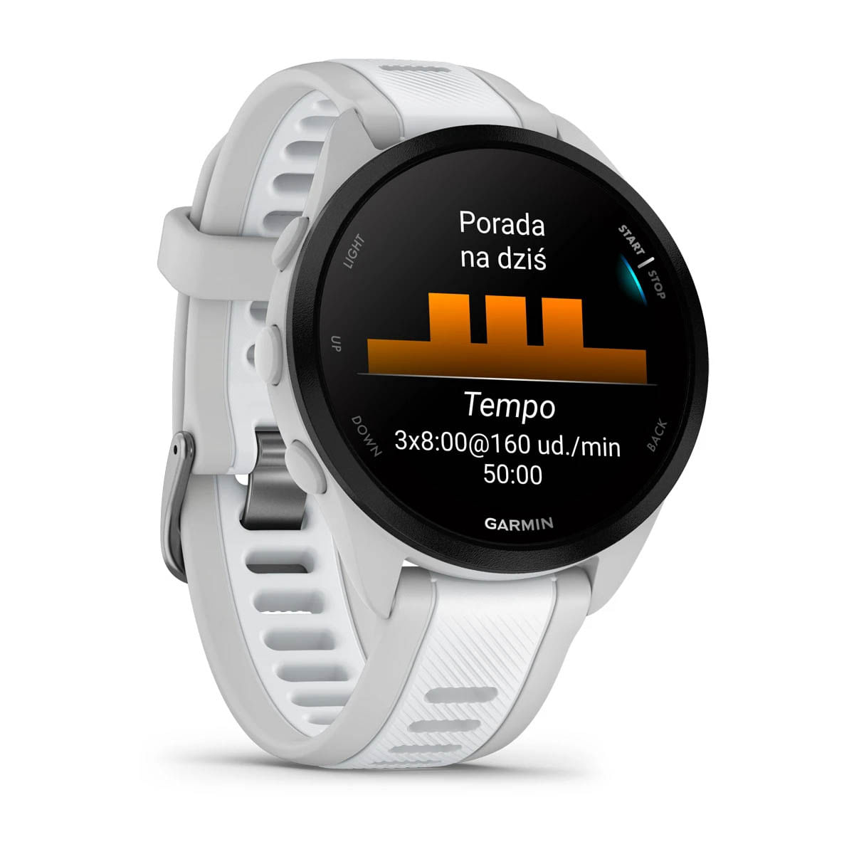 Garmin GPSウォッチ ホワイト GARMIN（ガーミン） GARMIN 165 スマートウォッチ Forerunner 165