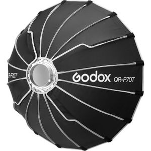 Godox QR-P70T Softbox Parabolic cu Montaj Rapid pentru Transmisiuni Live