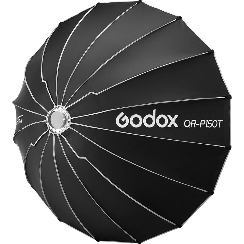 Godox-QR-P150T-Softbox-Parabolic-cu-Montaj-Rapid-pentru-Transmisiuni-Live