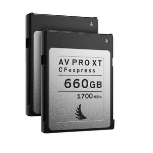 Angelbird Carduri de Memorie 660GB CFexpress AV PRO XT R1700 Compatibile cu Canon EOS C300 MK3 si C500 MK2  Kit 2 Bucati