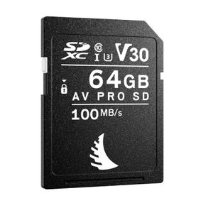 AngelBird Card de Memorie 64GB SD AV PRO SDXC SD 6.1 UHS-I R100/W52 (V30)