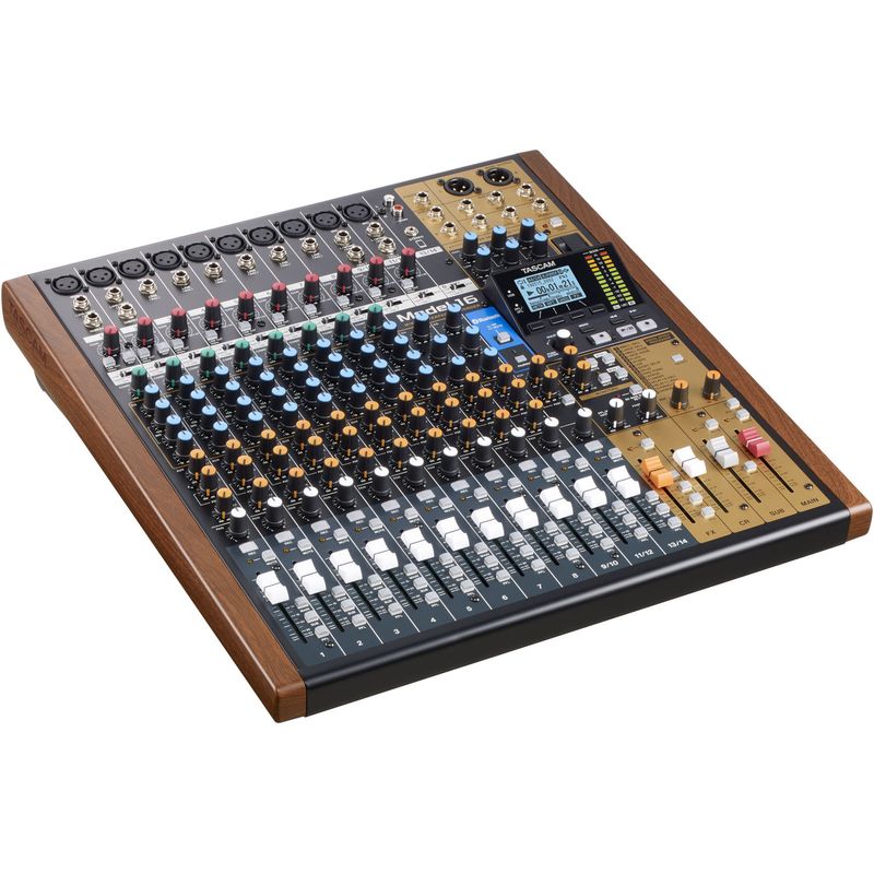 Tascam-Model-16-Mixer-Analogic-14-Canale-cu-Recorder-Digital-Multi-Track-16-Canale