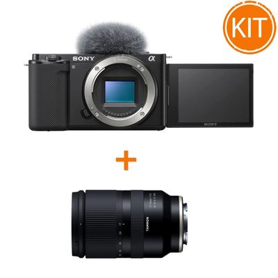 Kit Sony Alpha ZV-E10 Body + Obiectiv Tamron 17-70mm F2.8 Di III-A VC RXD