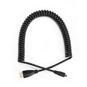 Caruba Cablu Spiralat HDMI Micro HDMI 40cm