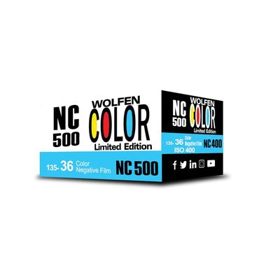 Original Wolfen NC500 135/36 Negativ Color 35mm 36exp