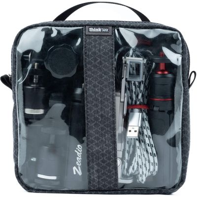 Think Tank Cable Management 20 V3.0 Albastru/Transparent