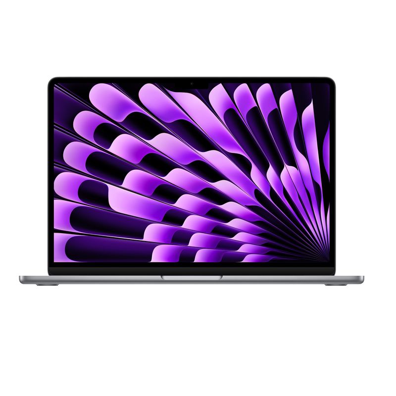 AppleMacBookAir13LaptopcuProcesorM38nucleeCPUsi10nucleeGPU16GBRAM512GBSSDSpaceGrey
