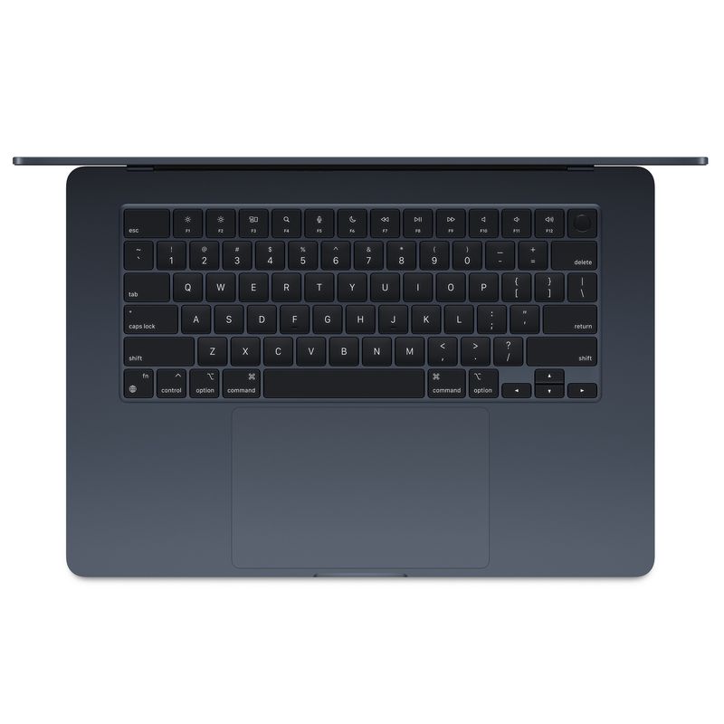 AppleMacBookAir15LaptopcuProcesorM38nucleeCPUsi10nucleeGPU8GBRAM512GBSSDMidnight
