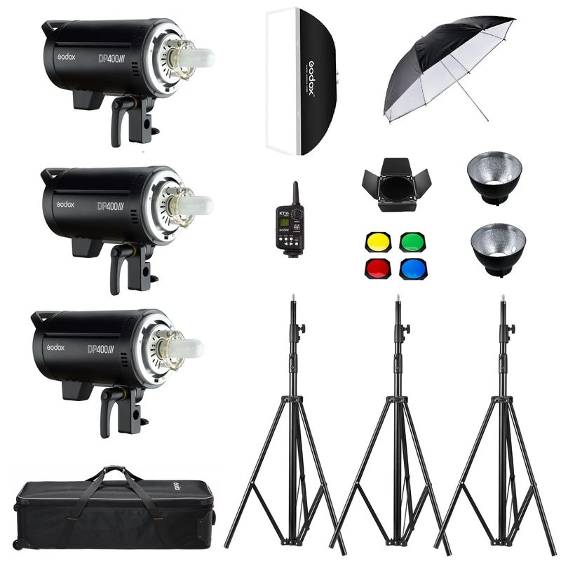 Godox-DP400III-D-Kit-3-Blituri-Studio-400W-si-Accesorii