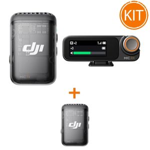 Kit DJI Mic 2 Sistem Wireless Single 1 TX + 1 RX + Extra TX Shadow Black