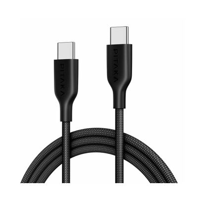 Pitaka Pro 2 Cablu Impletit USC-C la USB C Negru