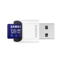 Samsung PRO Plus MB-MD128SB/WW Card de Memorie MicroSDXC cu Cititor UHS-I U3 Clasa 10 128GB