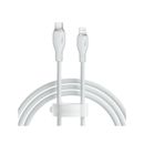 Baseus Pudding Cablu Fast Charge Lightning USB-C 20W 2m Alb