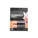 Duracell Baterii Alcaline AA R6 Set 2 buc