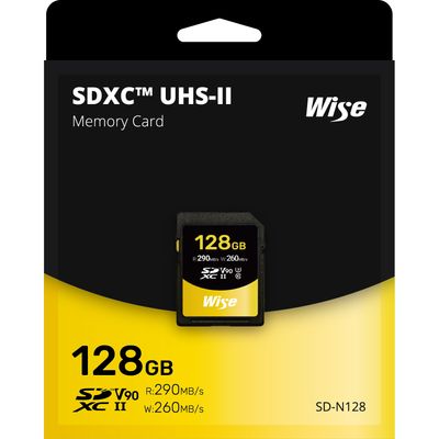 Wise Card de Memorie SDXC UHS-II V90 128GB