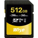Wise Card de Memorie SDXC UHS-II V90 512GB