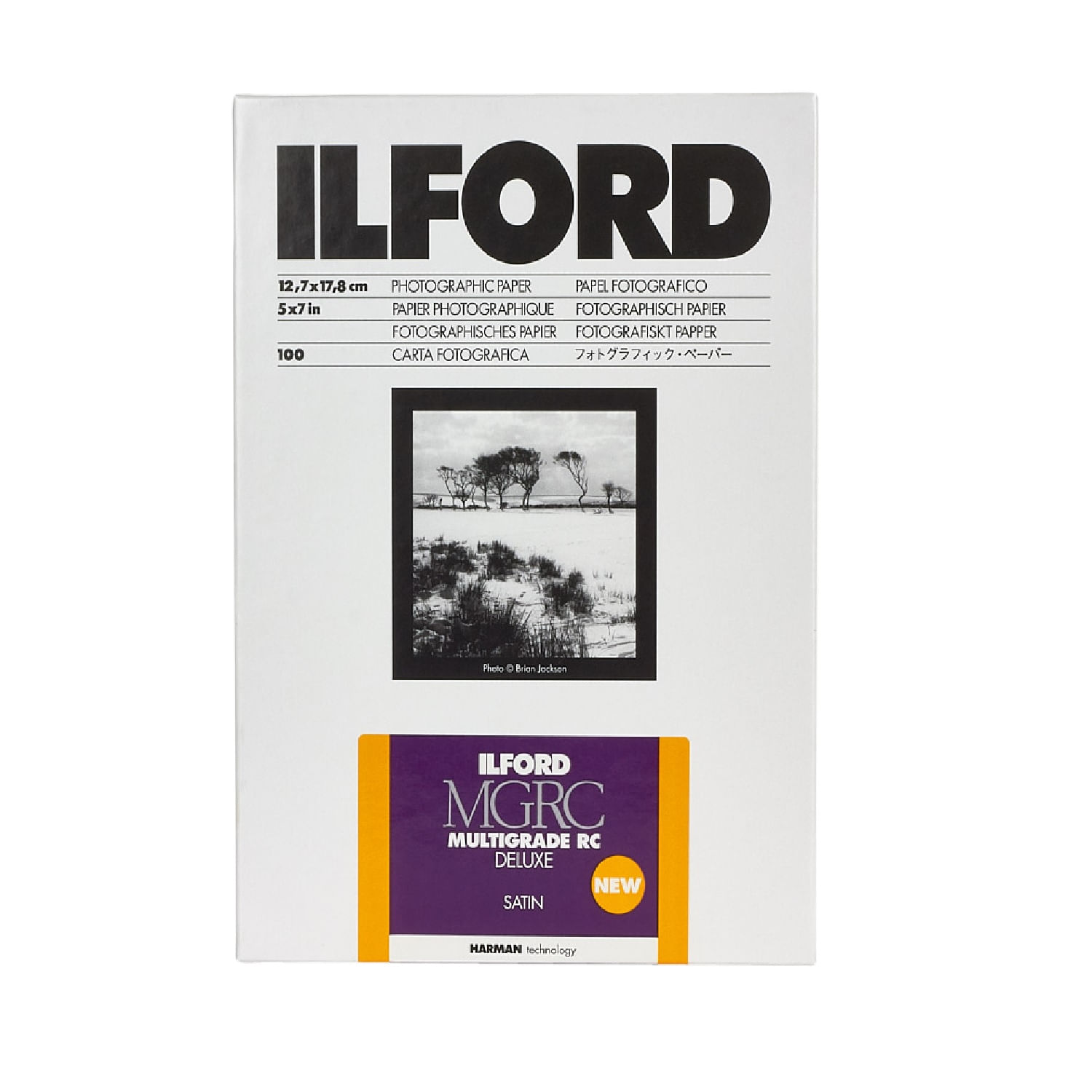 Ilford Photo Multigrade RC Deluxe Satin 12.7x17.8cm  Hartie Fotografica Camera Obscura 100  foi Ilford Photo Multigrade RC Deluxe Satin 12.7x17.8cm Ha