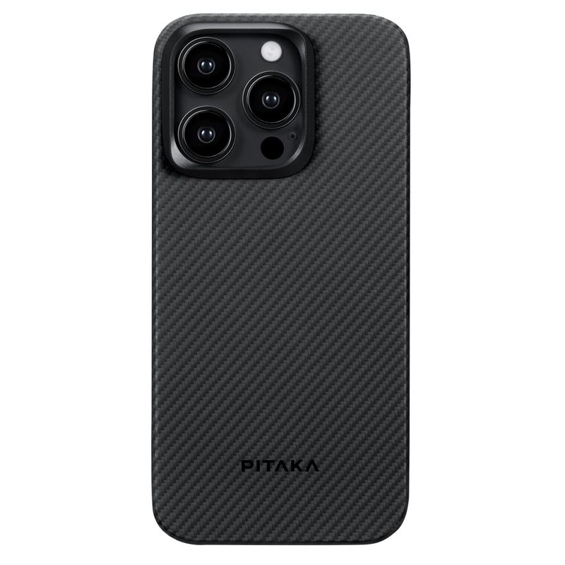 Pitaka-Husa-MagEZ-Case-4-Twill-600D-pentru-iPhone-15-Pro-Max-Negru-Gri