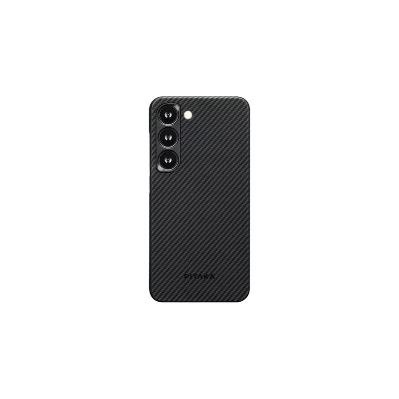 Pitaka-Husa-Mag-EZ-Case-Twill-Negru-Gri-pentru-Galaxy-S23-Plus