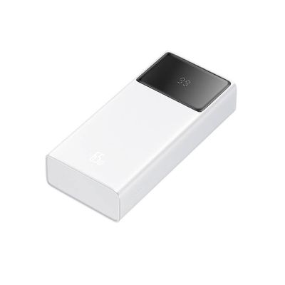 Baseus Acumulator Extern  Star-Lord Digital Display Fast Charge 20000mAh 65W Alb  Cablu USB - USB-C 0.3m