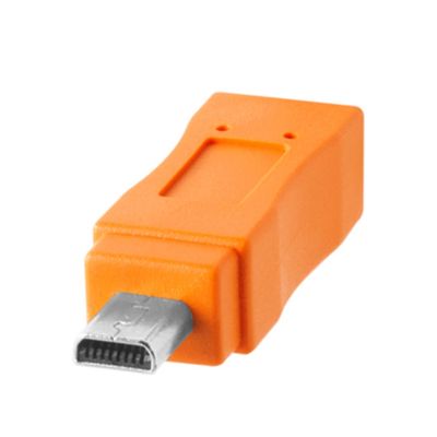 TetherPro Cablu USB-C la 2.0 Mini-B 8-Pin 4.6m Portocaliu